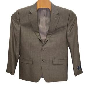 Chaps Silk and Wool Brown Blazer/Suit Jacket - 40R - New